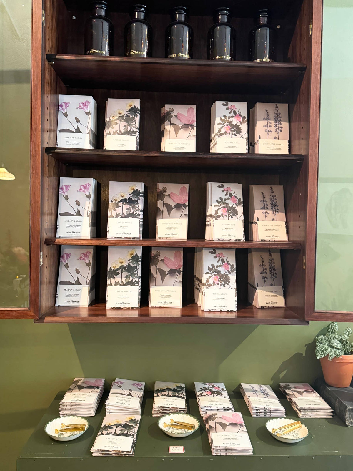 The Quiet Botanist - Matcha Rose Chocolate Bar 
