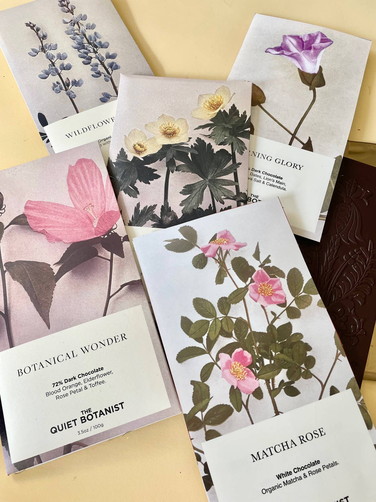 The Quiet Botanist - Morning Glory Chocolate Bar 