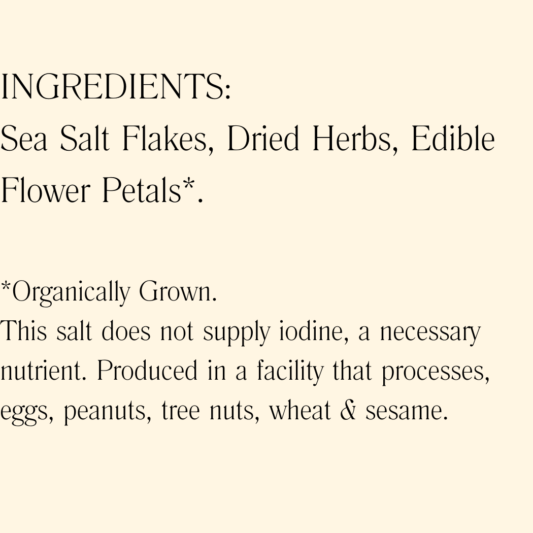 FLOUWER CO. - Classic Floral Garnishing Salt