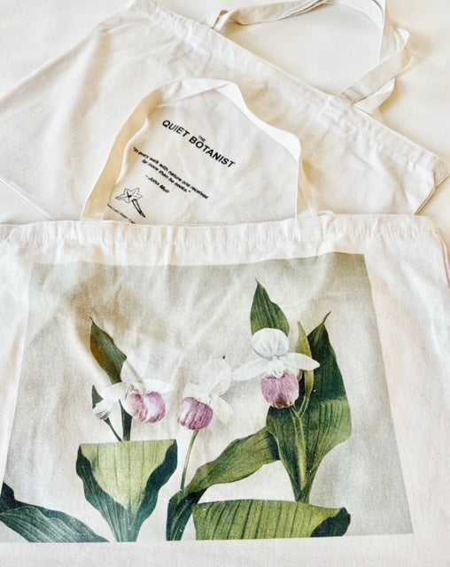 The Quiet Botanist - Floral Tote Bag