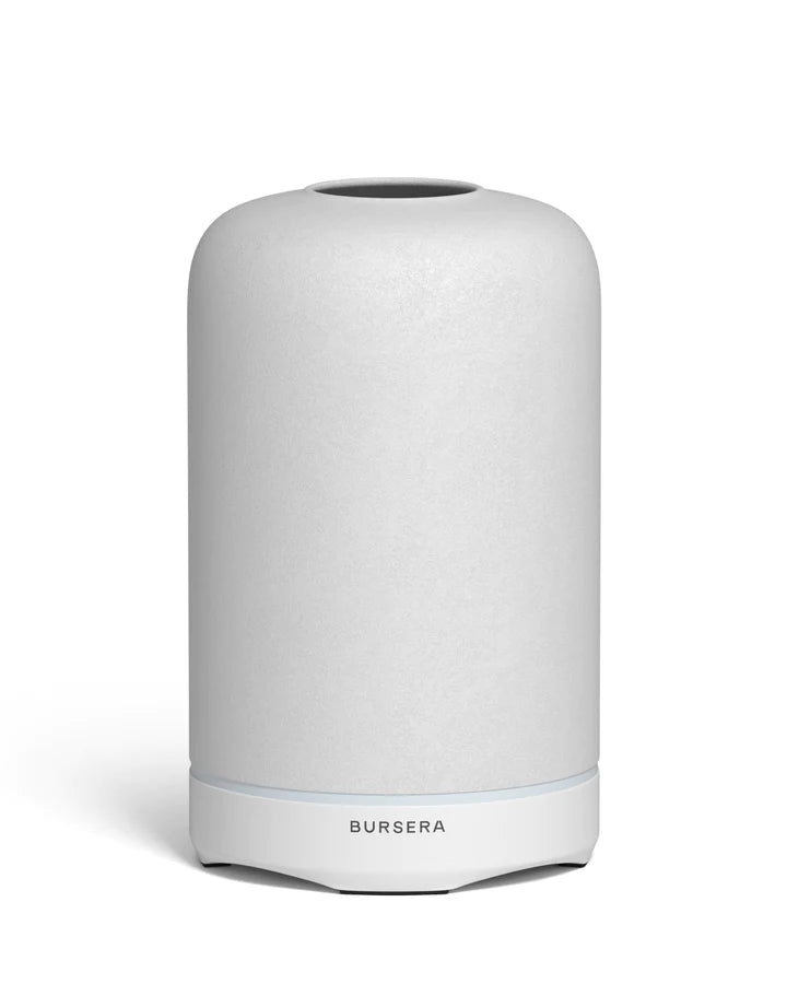 Bursera Essential Oil Ceramic Diffuser - White
