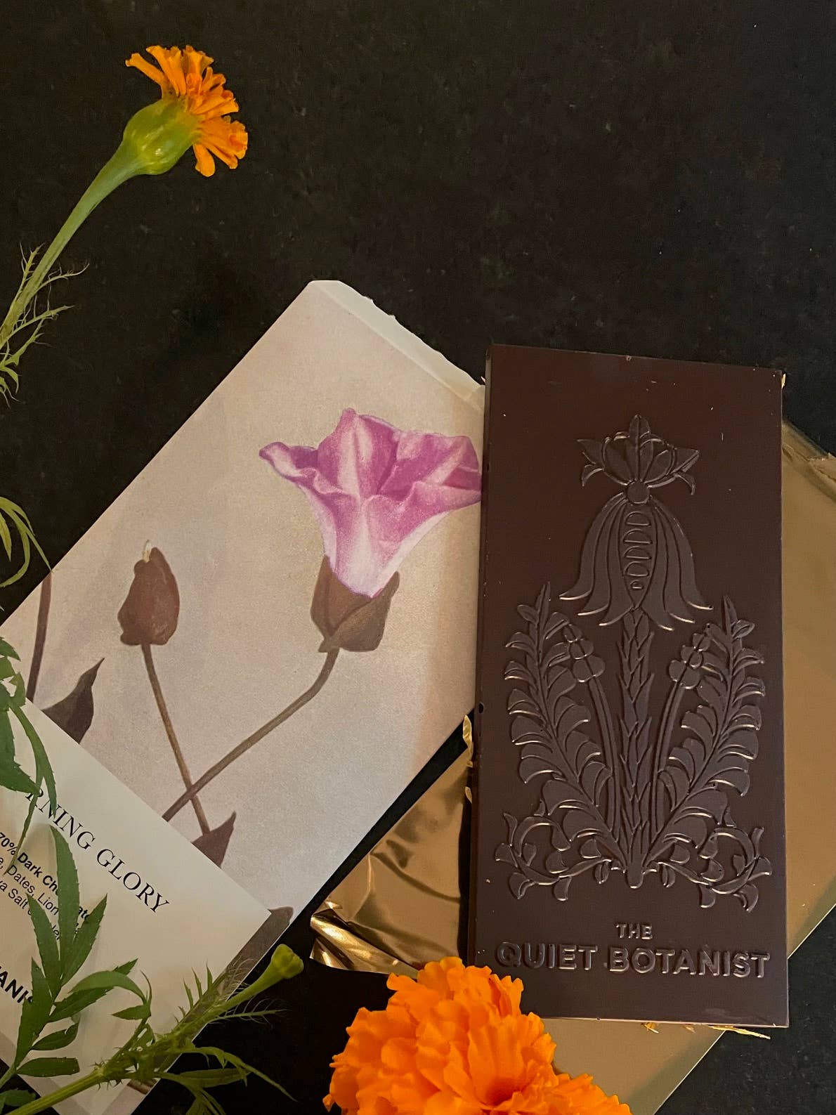 The Quiet Botanist - Morning Glory Chocolate Bar 