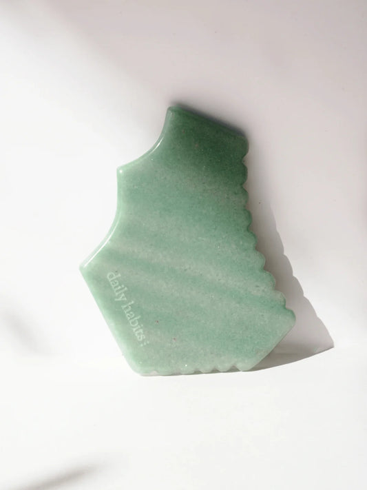Daily Habits Gua Sha - Green Aventurine